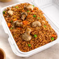124) Mushroom Fried Rice