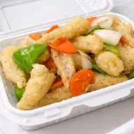 17A) Deep fried salt & pepper squid (Calamari)