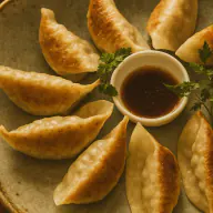 19) Vegetable Deep fried dumplings (Gyoza)