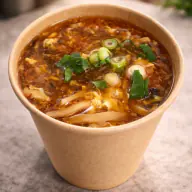 2) Hot & Sour soup🌶️