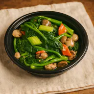 96) Stir-fry Chinese Broccoli