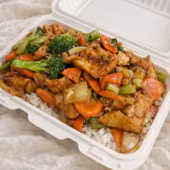 L16) Chilli Tofu on Rice🌶️
